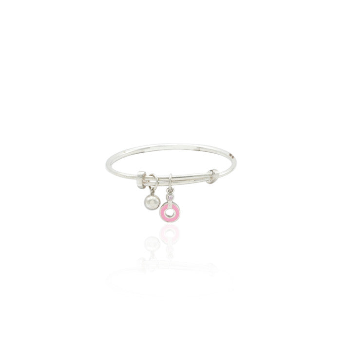 Silver Solo Shasy Kada for Kids - Cute and Elegant Bracelet