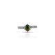 Sterling Silver Synthetic Watermelon Tourmaline Stone Ring for Her