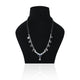 Silver Black Beads With Heart Mangalsutra