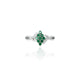 925 Silver "Green Adore" Ring for Girls