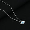Silver Glorious Evil Eyes Chain With Pendant
