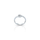 Trendy designer sterling silver ring, ideal accessory for young women