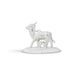 Silver Cow and Calf Idol for Puja, Home Decor and Gifting Purpose