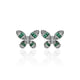 Silver "Green Lantern" Girls Earrings