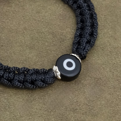Black Thread Evil Eye Bracelet/Anklet Adjustable Nazar Protection