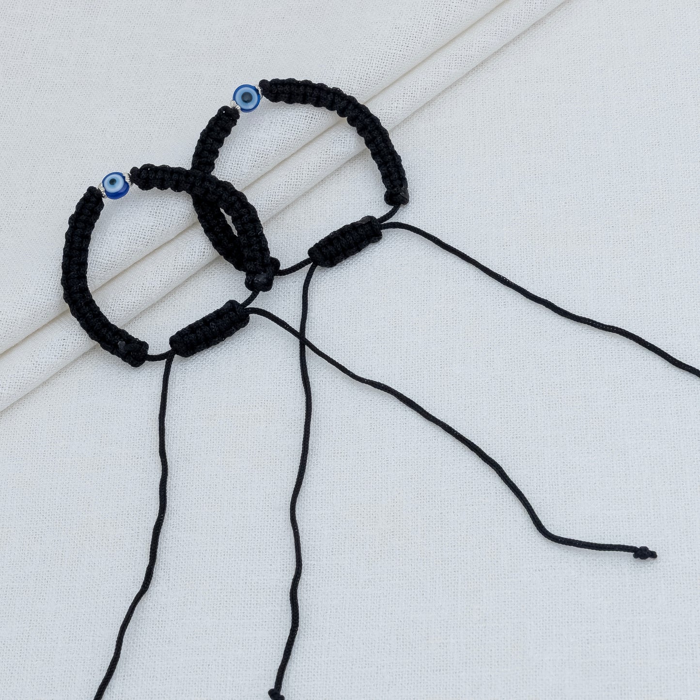 Handmade Black Thread Evil Eye Bracelet