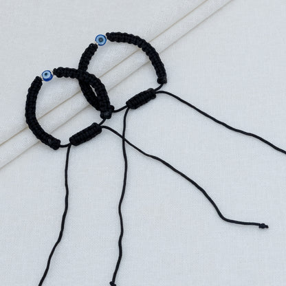 Handmade Black Thread Evil Eye Bracelet