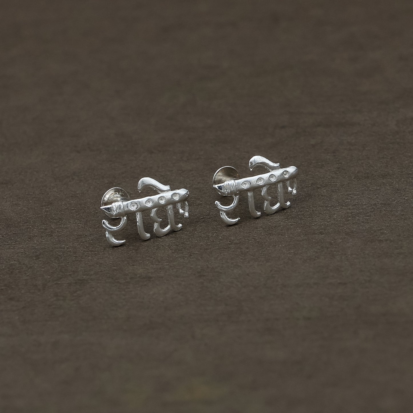 Radha Silver Statement Earrings