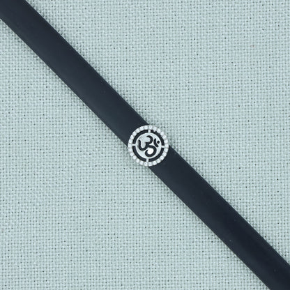 Classic Men's Silver OM Wristband