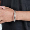 Premium Handcrafted Silver Kada – Bold and Stylish Design