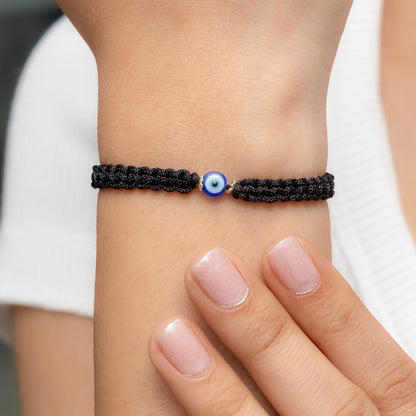 Handmade Black Thread Evil Eye Bracelet