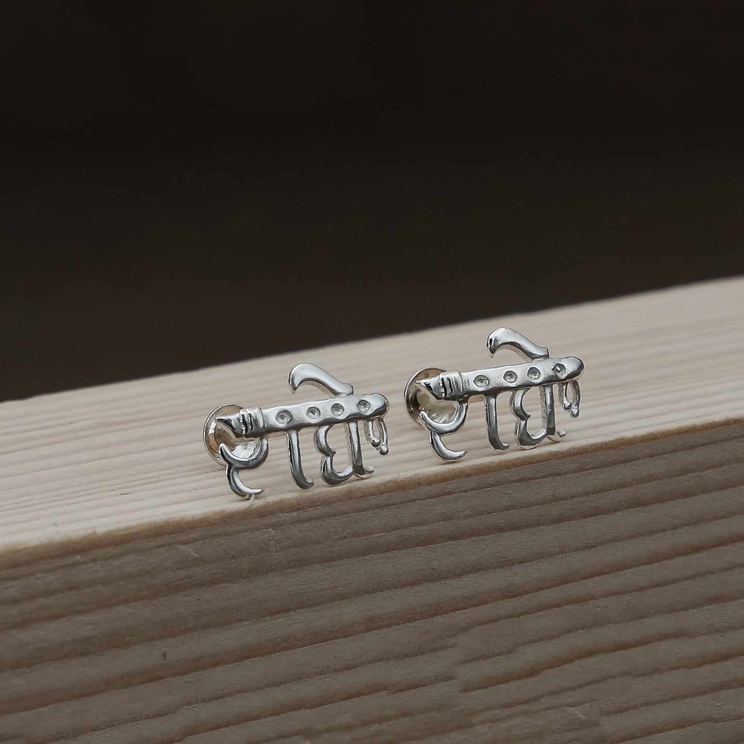 Radha Silver Statement Earrings