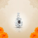 Sterling Silver Ganesh Ji with Shiv ji Pendent