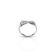 Charming Sterling Silver Ring for Girls with Panther Wrap Design