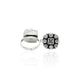 SIlver Blossom Toe Rings