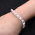 Silver Double Cut Design Bracelet for Boys