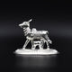 Silver Cow and Calf Idol for Puja, Home Decor and Gifting Purpose