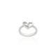 Elegant Sterling Silver Ring with Passionate Heart Design