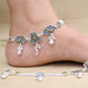 Stunning silver anklet perfect for special occasions.