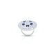 Beautiful Design Blue Gemstone Silver Ring