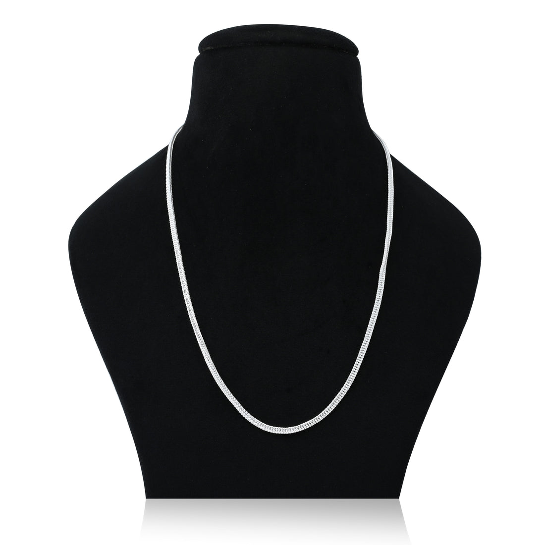 Silver Evil Eye Blue Bead Minimal Anklet