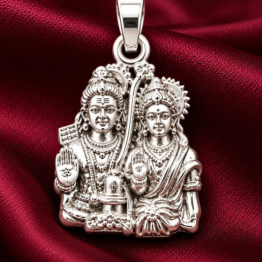Silver Ram ji with Sita Mata Pendant