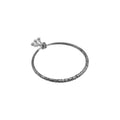 Oxidized silver kada payal with ghungroos, designed for girls.