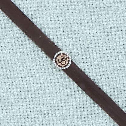 Classic Men's Silver OM Wristband