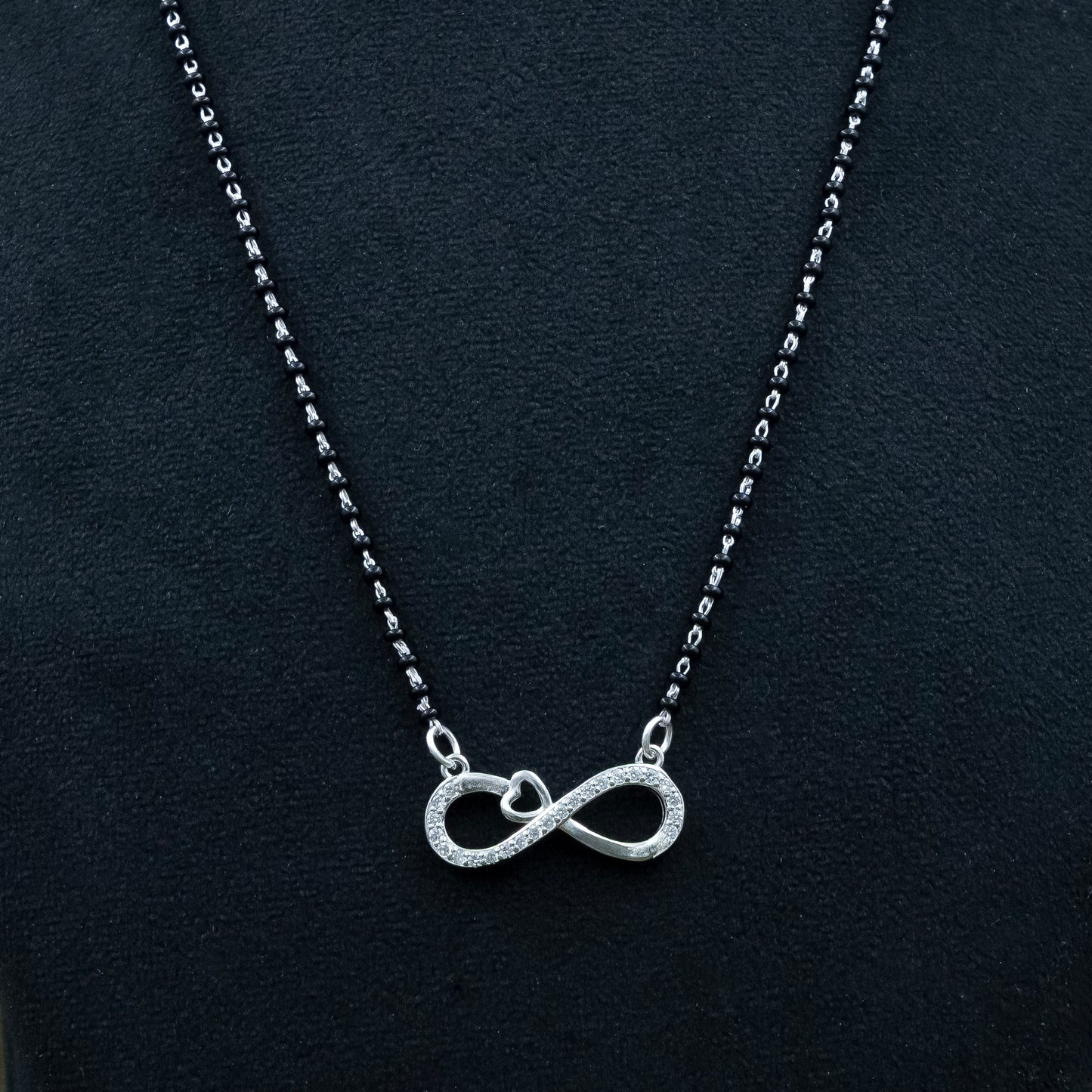 Infinite Heart Silver Mangalsutra