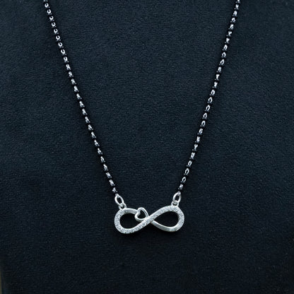 Infinite Heart Silver Mangalsutra