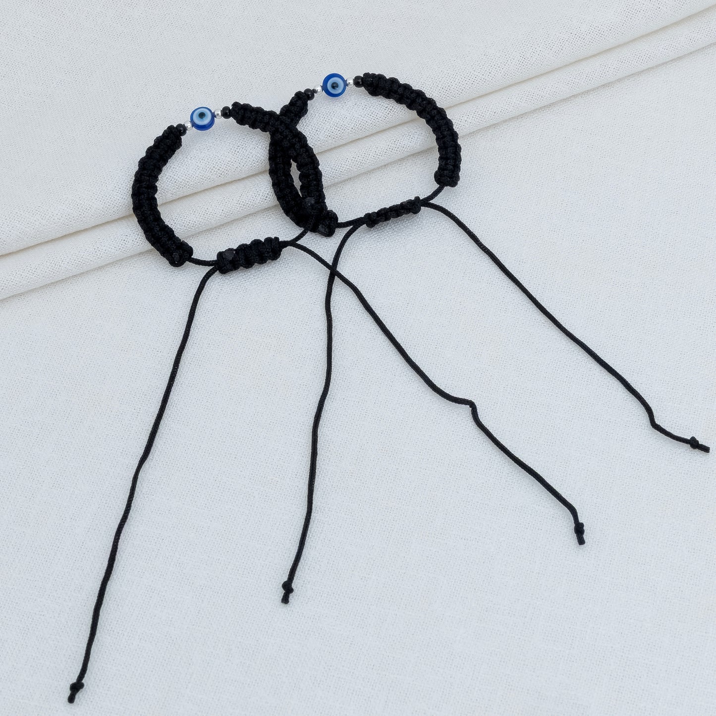 Handmade Black Thread Evil Eye Protection Bracelet