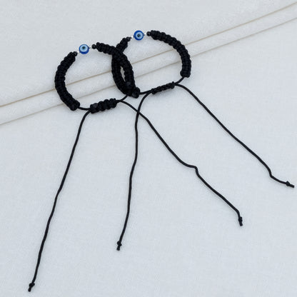 Handmade Black Thread Evil Eye Protection Bracelet