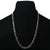 Gold Plated Interlocked Silver Chain For Boys