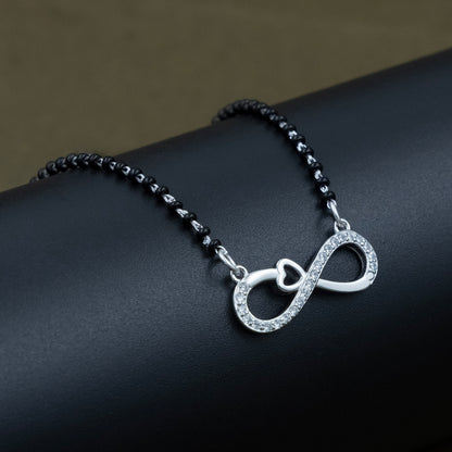 Infinite Heart Silver Mangalsutra