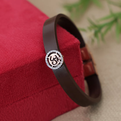 Classic Men's Silver OM Wristband