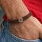 Classic Men's Silver OM Wristband