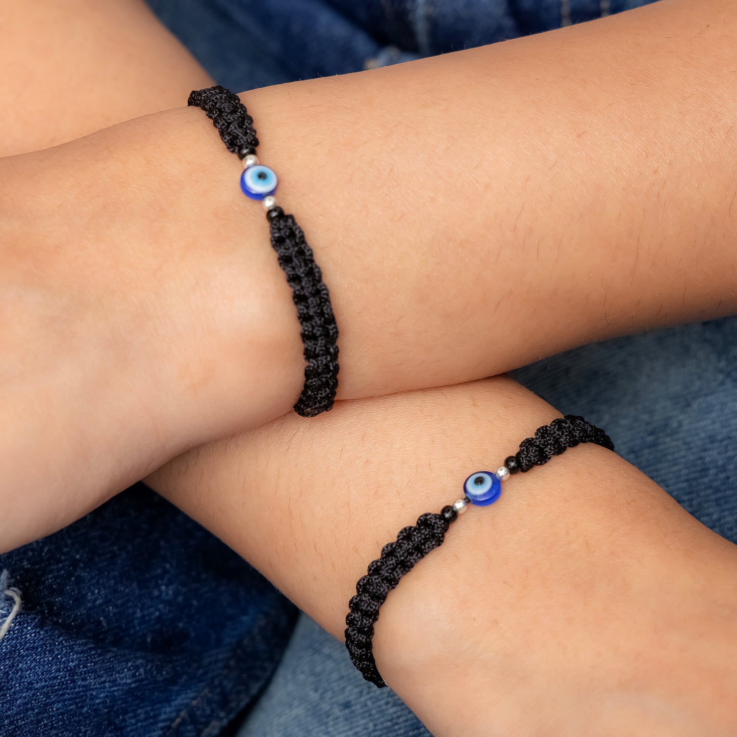 Handmade Black Thread Evil Eye Protection Bracelet