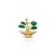 Exquisite Tulsi plant, symbolizing peace and devotion, perfect for enhancing your home or temple decor.