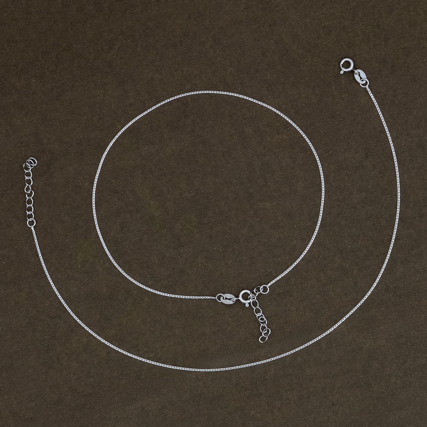 Minimal Silver Chain Anklet