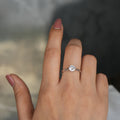 Silver Ring Featuring Center Stone