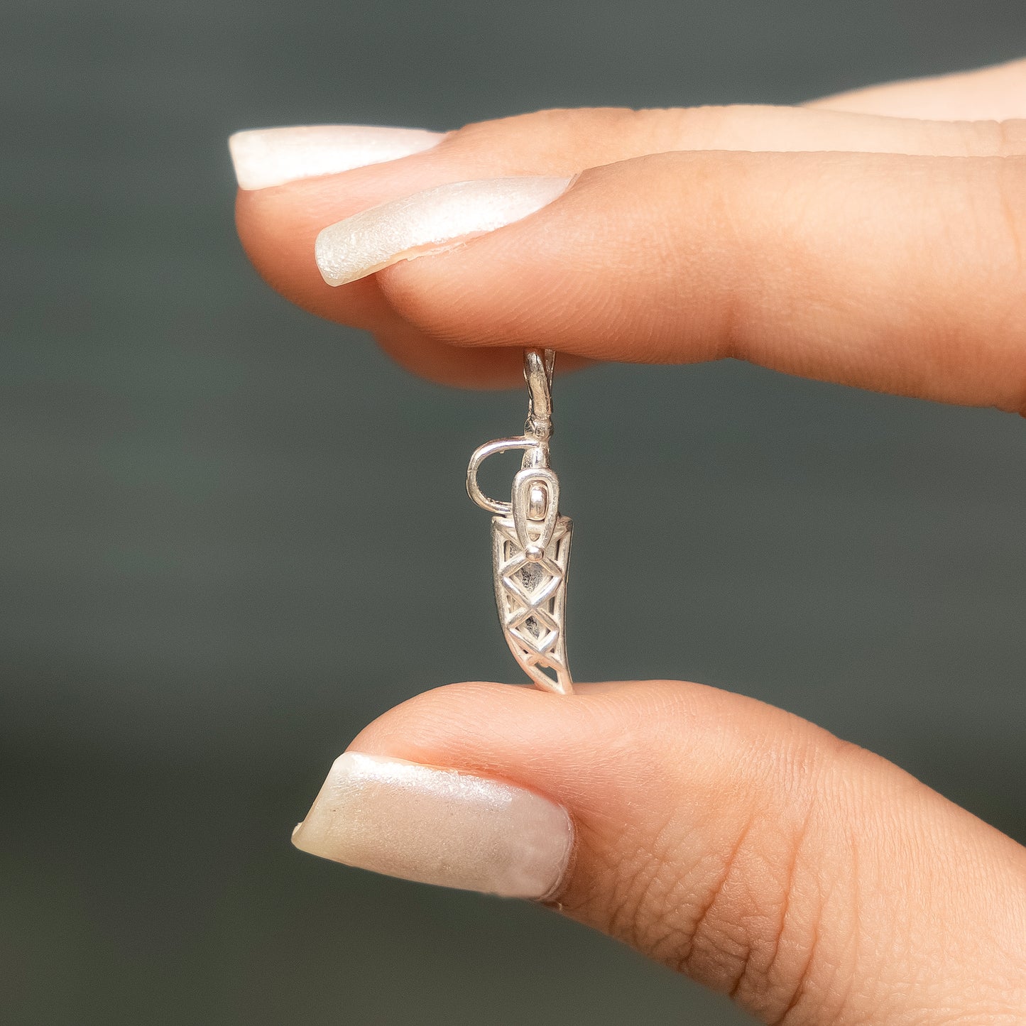 Silver Sword(talwar, chaku) With Sheath Pendant