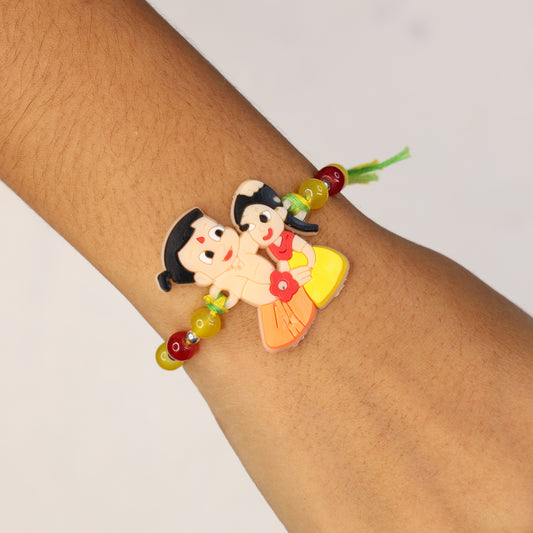 Chhota Bheem Kids Silver Rakhi