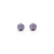 Purple Pearl Beautiful Silver Earrings