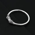 Stylish silver boys' kada adorned with a fierce lion design