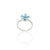 Silver "Essence of Blue Lily" Ring for Girls