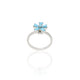 Silver "Essence of Blue Lily" Ring for Girls