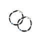 Silver Black Beads Bracelets(pair)