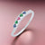 Elegant silver kada for girls with a wave design and colorful oval stones