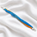 Silver Attractive Blue &amp; Yellow Stylish Moli Bracelet