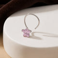 Silver Beautiful Lite Purple Gem Nosepin